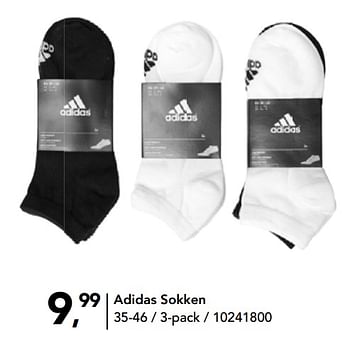 Aanbiedingen Adidas sokken - Adidas - Geldig van 05/08/2019 tot 01/09/2019 bij Bristol