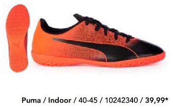 Aanbiedingen Voetbal schoenen puma - indoor - Puma - Geldig van 05/08/2019 tot 01/09/2019 bij Bristol