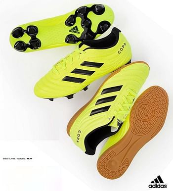 Aanbiedingen Voetbalschoen adidas indoor - Adidas - Geldig van 05/08/2019 tot 01/09/2019 bij Bristol