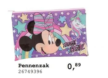 Aanbiedingen Pennenzak - Disney - Geldig van 13/08/2019 tot 10/09/2019 bij Supra Bazar