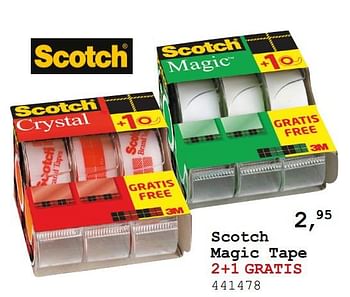 Aanbiedingen Scotch magic tape - Scotch - Geldig van 13/08/2019 tot 10/09/2019 bij Supra Bazar