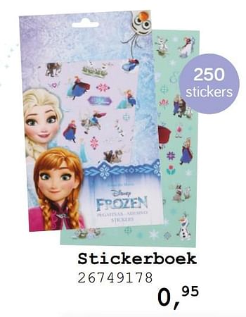 Aanbiedingen Stickerboek - Disney - Geldig van 13/08/2019 tot 10/09/2019 bij Supra Bazar