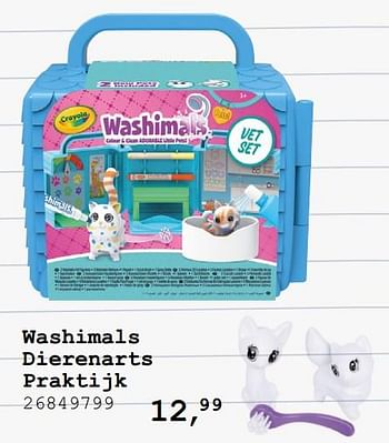 Aanbiedingen Washimals dierenarts praktijk - Crayola - Geldig van 13/08/2019 tot 10/09/2019 bij Supra Bazar