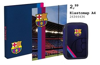 Aanbiedingen Elastomap a4 - FC Barcelona - Geldig van 13/08/2019 tot 10/09/2019 bij Supra Bazar