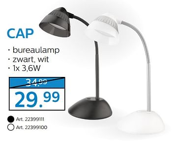 Aanbiedingen Cap tafel lamp - Philips - Geldig van 13/08/2019 tot 10/09/2019 bij Supra Bazar