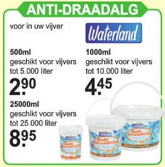 Aanbiedingen Anti-draadalg - Waterland - Geldig van 12/08/2019 tot 31/08/2019 bij Van Cranenbroek