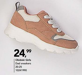 Aanbiedingen Okidoki girls dad sneakers - Okidoki Girls - Geldig van 12/08/2019 tot 08/09/2019 bij Bristol