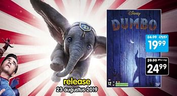 Aanbiedingen Dumbo - Huismerk - Boekenvoordeel - Geldig van 23/08/2019 tot 01/09/2019 bij Boekenvoordeel