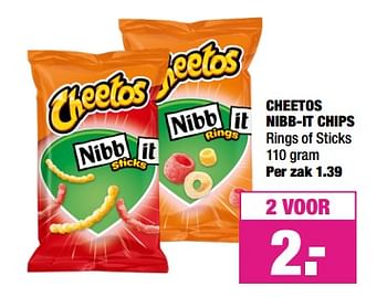 Aanbiedingen Cheetos nibb-it chips - Cheetos  - Geldig van 26/08/2019 tot 08/09/2019 bij Big Bazar