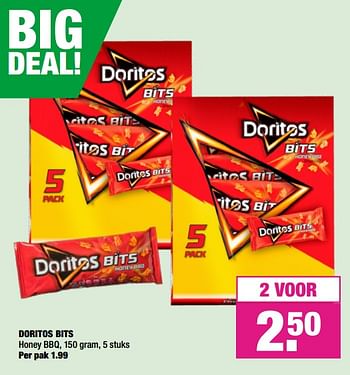 Aanbiedingen Doritos bits - Doritos - Geldig van 26/08/2019 tot 08/09/2019 bij Big Bazar