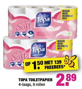 Aanbiedingen Topa toiletpapier - Huismerk - Big Bazar - Geldig van 26/08/2019 tot 08/09/2019 bij Big Bazar