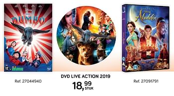 Aanbiedingen Dvd live action 2019 - Huismerk - Supra Bazar - Geldig van 24/09/2019 tot 22/10/2019 bij Supra Bazar