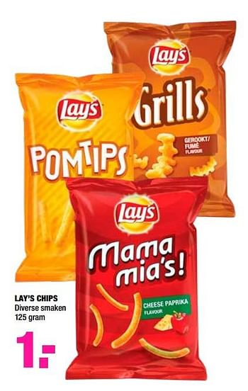 Aanbiedingen Lay`s chips - Lay's - Geldig van 23/09/2019 tot 06/10/2019 bij Big Bazar