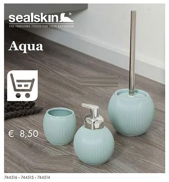 Aanbiedingen Convex beker aqua - Sealskin - Geldig van 27/09/2019 tot 17/11/2019 bij Multi Bazar