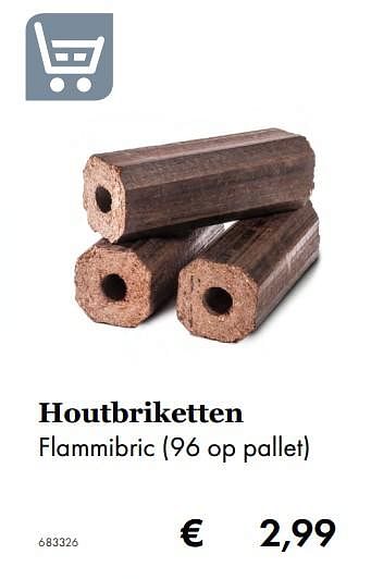 Aanbiedingen Houtbriketten flammibric - Huismerk - Multi Bazar - Geldig van 27/09/2019 tot 17/11/2019 bij Multi Bazar