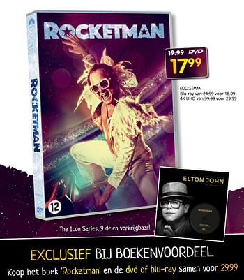 Aanbiedingen Rocketman - Huismerk - Boekenvoordeel - Geldig van 04/10/2019 tot 12/10/2019 bij Boekenvoordeel