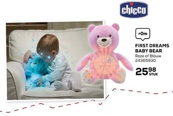 Aanbiedingen First dreams baby bear - Chicco - Geldig van 17/10/2019 tot 12/12/2019 bij Supra Bazar