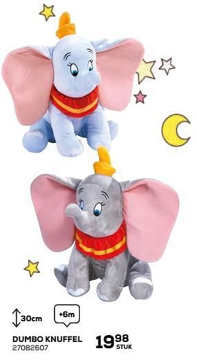 Aanbiedingen Dumbo knuffel - Huismerk - Supra Bazar - Geldig van 17/10/2019 tot 12/12/2019 bij Supra Bazar