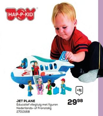 Aanbiedingen Jet plane - Hap P Kid - Geldig van 17/10/2019 tot 12/12/2019 bij Supra Bazar