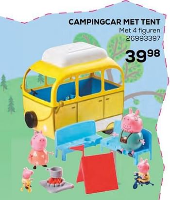 Aanbiedingen Campingcar met tent - Peppa  Pig - Geldig van 17/10/2019 tot 12/12/2019 bij Supra Bazar