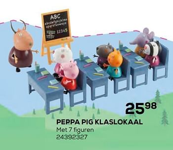Aanbiedingen Peppa pig klaslokaal - Peppa  Pig - Geldig van 17/10/2019 tot 12/12/2019 bij Supra Bazar