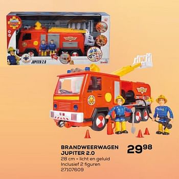 Aanbiedingen Brandweerwagen jupiter 2.0 - remote_pf_nl.BRANDweerman Sam - Geldig van 17/10/2019 tot 12/12/2019 bij Supra Bazar