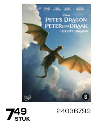 Aanbiedingen Dvd pete`s dragon - peter en de draak - Disney - Geldig van 17/10/2019 tot 12/12/2019 bij Supra Bazar