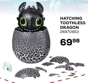 Aanbiedingen Hatching toothless dragon - Spin Master - Geldig van 17/10/2019 tot 12/12/2019 bij Supra Bazar