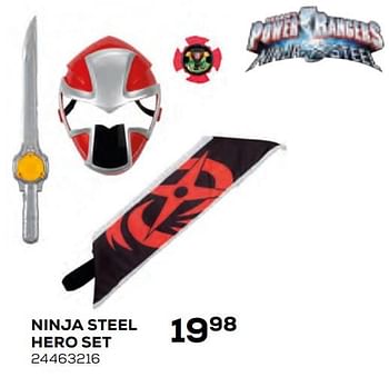 Aanbiedingen Ninja steel hero set - Bandai Namco Entertainment - Geldig van 17/10/2019 tot 12/12/2019 bij Supra Bazar