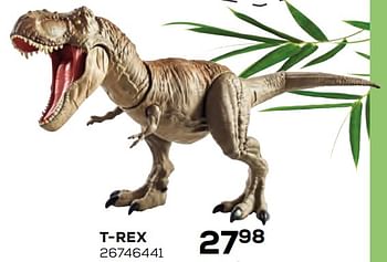 Aanbiedingen T-rex - Jurassic World - Geldig van 17/10/2019 tot 12/12/2019 bij Supra Bazar