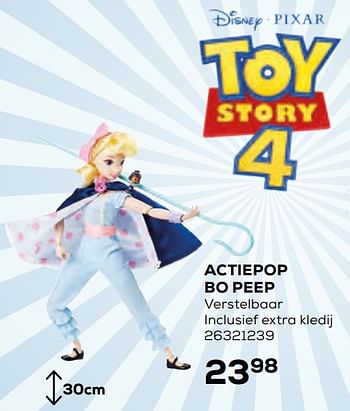 Aanbiedingen Actiepop bo peep - Toy Story - Geldig van 17/10/2019 tot 12/12/2019 bij Supra Bazar