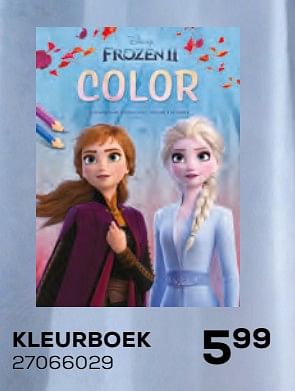 Aanbiedingen Kleurboek - Disney  Frozen - Geldig van 17/10/2019 tot 12/12/2019 bij Supra Bazar