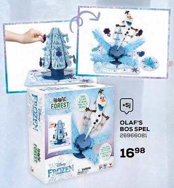 Aanbiedingen Olaf`s bos spel - Disney  Frozen - Geldig van 17/10/2019 tot 12/12/2019 bij Supra Bazar