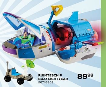 Aanbiedingen Ruimteschip buzz lightyear - Toy Story - Geldig van 17/10/2019 tot 12/12/2019 bij Supra Bazar