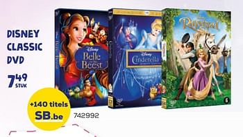 Aanbiedingen Disney classic dvd belle en het beest - Disney - Geldig van 17/10/2019 tot 12/12/2019 bij Supra Bazar