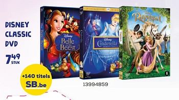 Aanbiedingen Disney classic dvd cinderella - Disney - Geldig van 17/10/2019 tot 12/12/2019 bij Supra Bazar