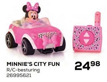 Aanbiedingen Minnie`s city fun r-c-besturing - Minnie Mouse - Geldig van 17/10/2019 tot 12/12/2019 bij Supra Bazar