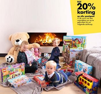 Aanbiedingen Tot 20% korting op alle speelgoed - Huismerk - Europoint - Geldig van 28/10/2019 tot 06/12/2019 bij Europoint