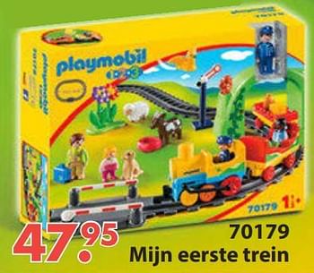 Aanbiedingen 70179 mijn eerste trein - Playmobil - Geldig van 28/10/2019 tot 06/12/2019 bij Europoint
