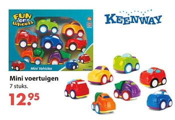 Aanbiedingen Mini voertuigen - Keenway - Geldig van 28/10/2019 tot 06/12/2019 bij Europoint