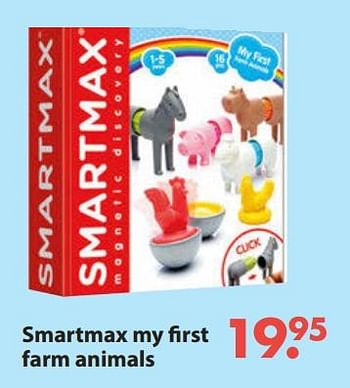 Aanbiedingen Smartmax my first farm animals - Smartmax - Geldig van 28/10/2019 tot 06/12/2019 bij Europoint