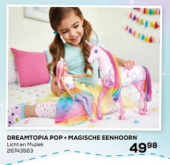 Aanbiedingen Dreamtopia pop + magische eenhoorn - Mattel - Geldig van 17/10/2019 tot 12/12/2019 bij Supra Bazar