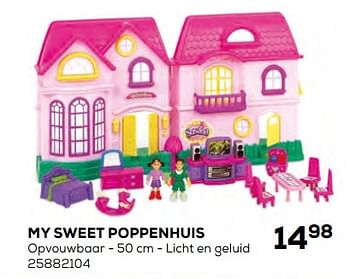 Aanbiedingen My sweet poppenhuis - Zapf creation - Geldig van 17/10/2019 tot 12/12/2019 bij Supra Bazar