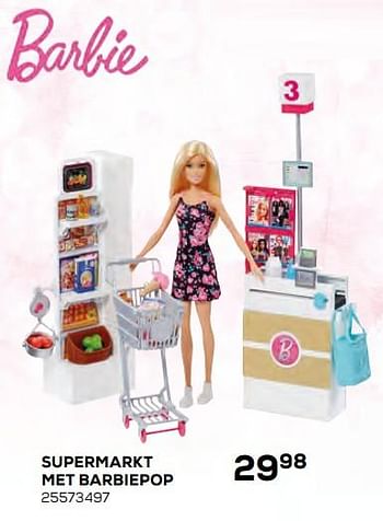 Aanbiedingen Supermarkt met barbiepop - Mattel - Geldig van 17/10/2019 tot 12/12/2019 bij Supra Bazar