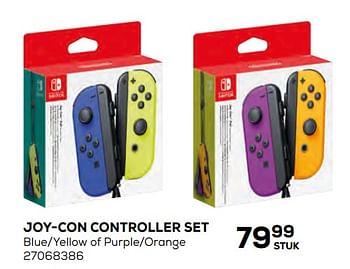 Aanbiedingen Joy-con controller set - Nintendo - Geldig van 17/10/2019 tot 12/12/2019 bij Supra Bazar