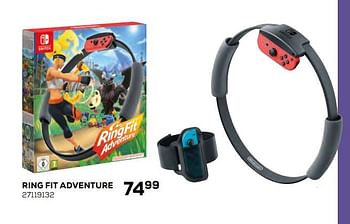 Aanbiedingen Ring fit adventure - Nintendo - Geldig van 17/10/2019 tot 12/12/2019 bij Supra Bazar