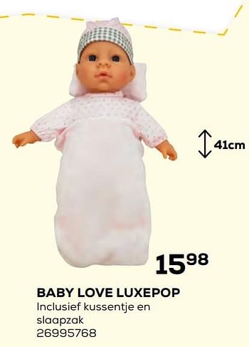 Aanbiedingen Baby love luxepop - Huismerk - Supra Bazar - Geldig van 17/10/2019 tot 12/12/2019 bij Supra Bazar