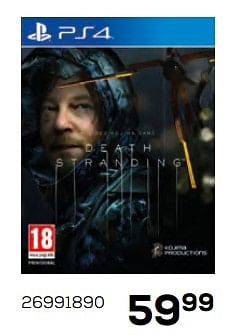 Aanbiedingen Death stranding - Hideo Kojima - Geldig van 17/10/2019 tot 12/12/2019 bij Supra Bazar