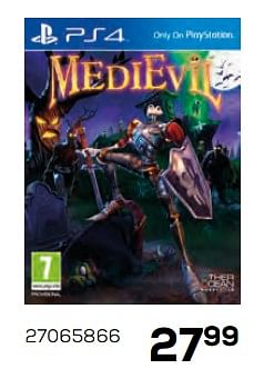 Aanbiedingen Ps4 medievil - Sony Computer Entertainment Europe - Geldig van 17/10/2019 tot 12/12/2019 bij Supra Bazar