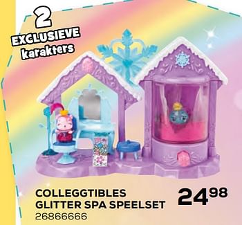 Aanbiedingen Colleggtibles glitter spa speelset - Hatchimals - Geldig van 17/10/2019 tot 12/12/2019 bij Supra Bazar